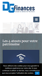 Mobile Screenshot of dgfinances.com