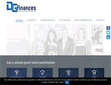 Tablet Screenshot of dgfinances.com